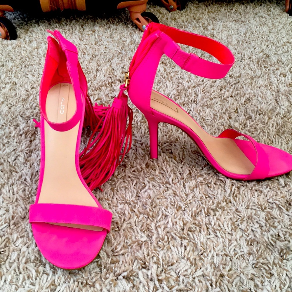 Pink heels